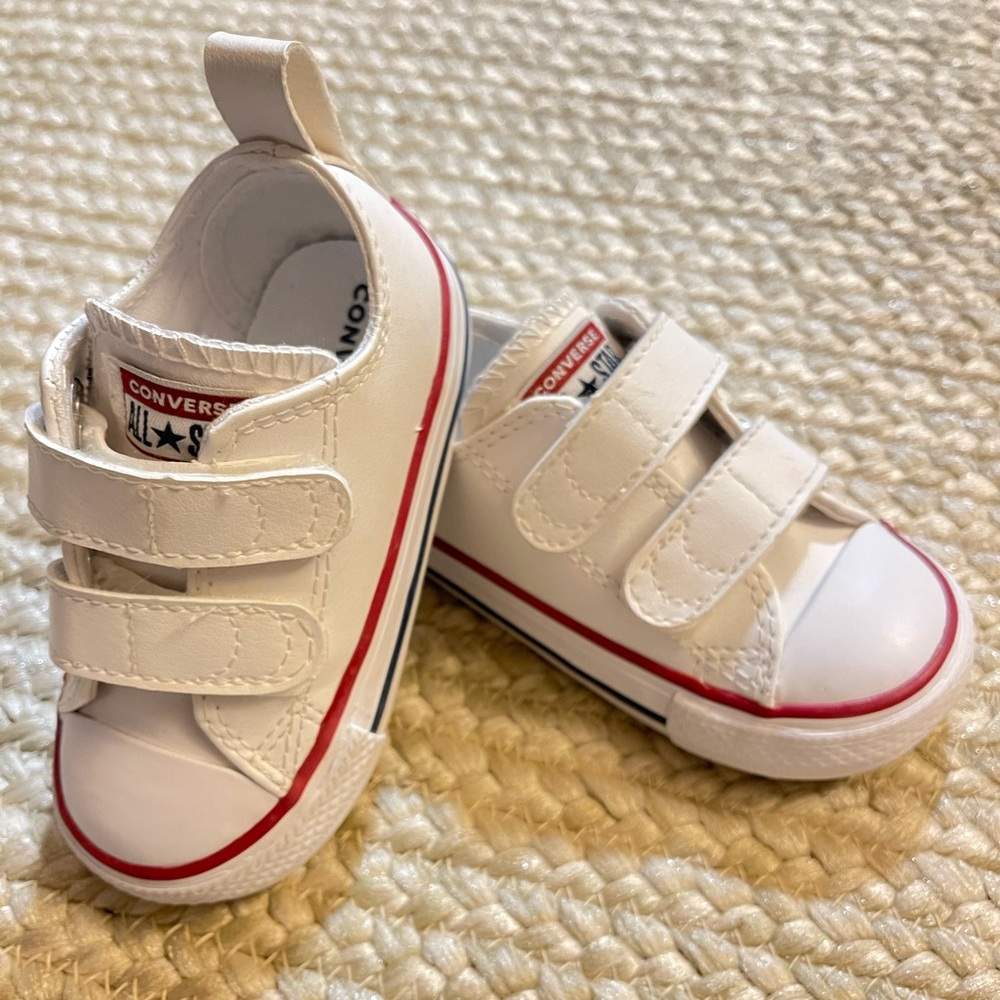 Converse All Star Faux Leather Velcro Sneaker